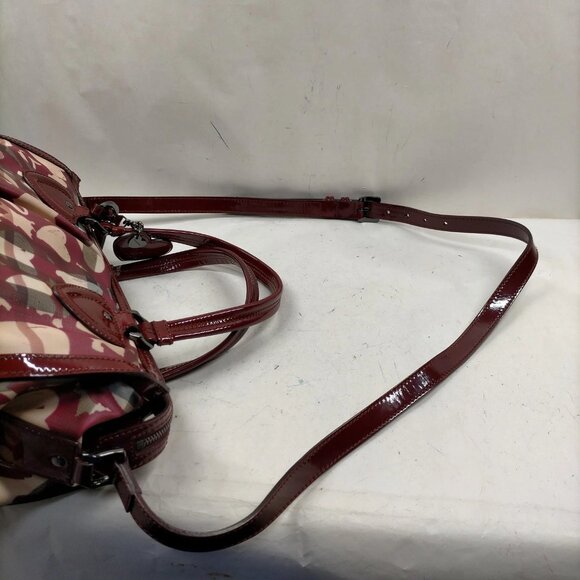 Burberry Bordeaux PVC Hand Bag mon455-102725 - Picture 7 of 16